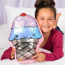 Load image into Gallery viewer, Adora Flip-Out! Sequin Plush Pillow - Play Ice Cream
