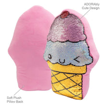 Load image into Gallery viewer, Adora Flip-Out! Sequin Plush Pillow - Play Ice Cream
