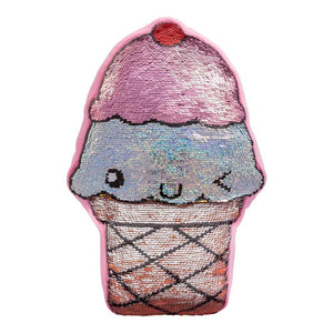 Adora Flip-Out! Sequin Plush Pillow - Play Ice Cream