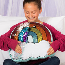 Load image into Gallery viewer, Adora Flip-Out! Sequin Plush Pillow - Play Rainbow
