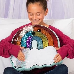 Adora Flip-Out! Sequin Plush Pillow - Play Rainbow