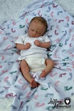 Load image into Gallery viewer, OOAK Reborn Twin - Ashley Asleep by Debra Jadick

